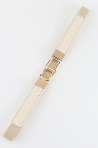 Thumbnail for Geometric Double Buckle Elastic Belt