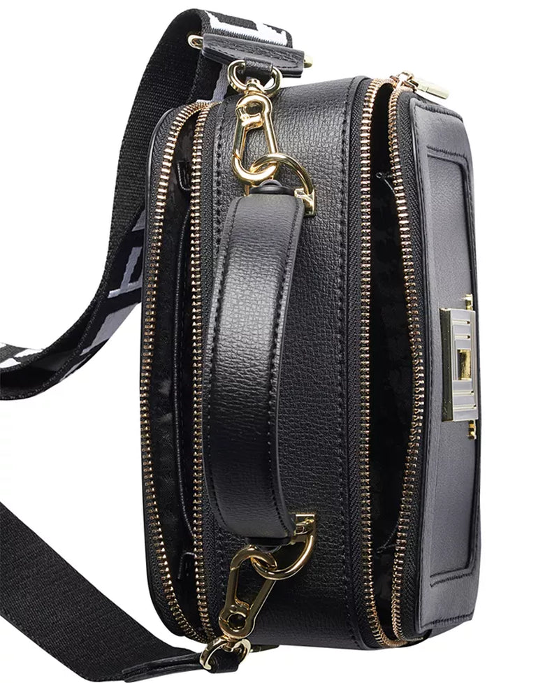 Simone Lunchbox Double Zip Crossbody