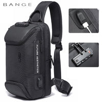 Thumbnail for Bange Anti-Theft Technology USB Men'S Italian Chest Bag