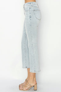 Thumbnail for RISEN Full Size Mid Rise Cropped Flare Jeans