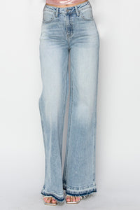 Thumbnail for Risen Full Size High Rise Wide Leg Jeans