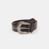 Thumbnail for PU Leather Rhinestone Belt