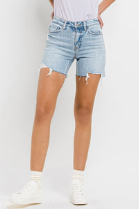 Thumbnail for Vervet by Flying Monkey High Rise Denim Shorts