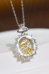 Thumbnail for 5 Carat Yellow Moissanite Pendant Necklace