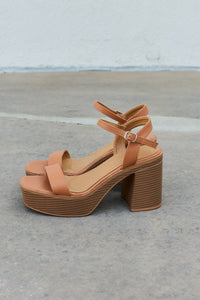 Thumbnail for Weeboo Feel It Platform Heel Sandals