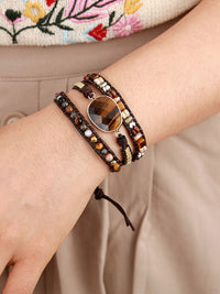 Thumbnail for Geometrical Shape Triple-Layer Bracelet