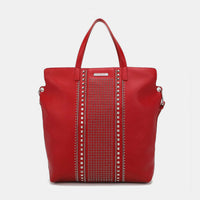 Thumbnail for Nicole Lee USA Studded Large Tote Bag