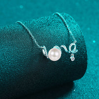 Thumbnail for Pearl Moissanite 925 Sterling Silver Necklace