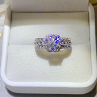 Thumbnail for 2 Carat Moissanite 925 Sterling Silver Ring