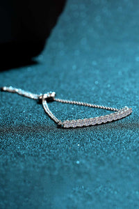 Thumbnail for Adored Moissanite Sterling Silver Bracelet