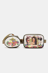 Thumbnail for Nicole Lee USA Double Pouch Fanny Pack