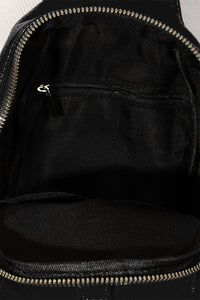 Thumbnail for Fame Single Strap Faux Leather Sing Bag