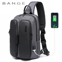 Thumbnail for BANGE USB Technology Multifuctional Shoulder Bag for Men