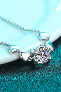 Thumbnail for 1 Carat Moissanite Heart Bracelet