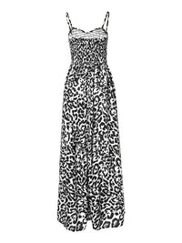 Thumbnail for Leopard Sweetheart Neck Cami Dress