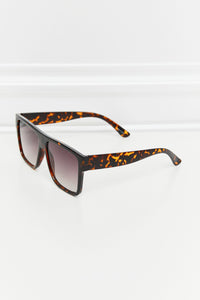 Thumbnail for Tortoiseshell Square Full Rim Sunglasses