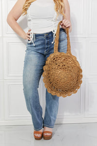 Thumbnail for Justin Taylor Brunch Time Straw Rattan Handbag