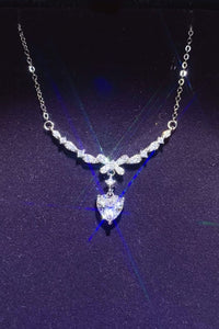 Thumbnail for 1 Carat 925 Sterling Silver Moissanite Necklace