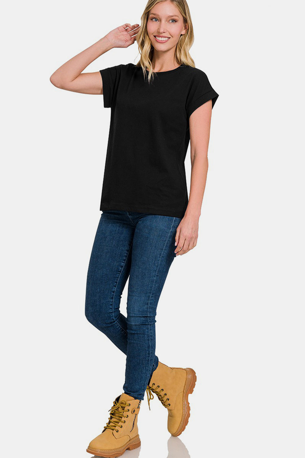 Zenana Crew Neck Short Sleeve T-Shirt