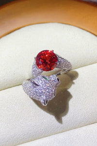 Thumbnail for 2 Carat Moissanite Adjustable Animal Ring