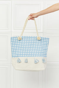 Thumbnail for Justin Taylor Picnic Date Tassel Tote Bag