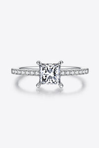 Thumbnail for 1.21 Carat Moissanite 925 Sterling Silver Side Stone Ring