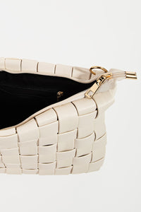 Thumbnail for Fame Faux Leather Basket Weave  Crossbody Bag