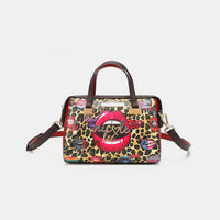 Thumbnail for Nicole Lee USA 3-Piece Wild Lips Print Handbag Set