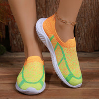 Thumbnail for Breathable Mesh Round Toe Sneakers