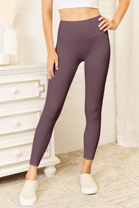 Thumbnail for Double Take Wide Waistband Sports Leggings