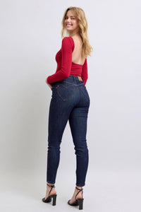 Thumbnail for Judy Blue Full Size Heart Shaped Back Pockets Skinny Jeans