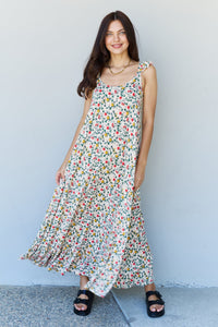 Thumbnail for Doublju In The Garden Ruffle Floral Maxi Dress in Natural Rose