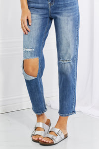 Thumbnail for RISEN Full Size Emily High Rise Relaxed Jeans