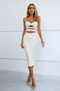 Thumbnail for Cutout Spaghetti Strap Bodycon Dress