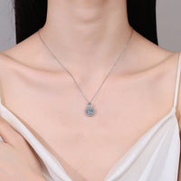 Thumbnail for 1 Carat Moissanite 925 Sterling Silver Necklace