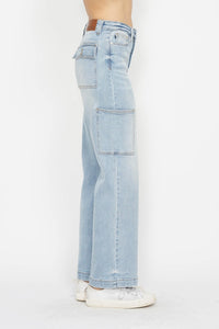 Thumbnail for Judy Blue Full Size High Waist Straight Cargo Jeans