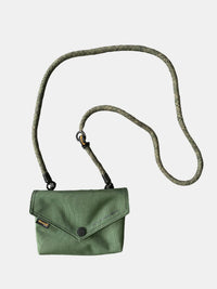 Thumbnail for Himawari Solid Color Envelope Shape Crossbody Bag with Removable Strap