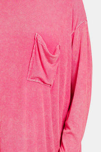 Thumbnail for Zenana Round Neck Long Sleeve T-Shirt