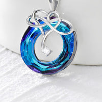 Thumbnail for 925 Sterling Silver Natural Crystal Pendant Necklace