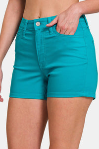 Thumbnail for Zenana High Waist Denim Shorts