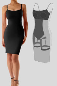 Thumbnail for Basic Bae Full Size Built-In Shapewear Scoop Neck Sleeveless Dress