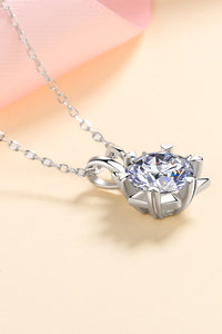 Thumbnail for Learning To Love 925 Sterling Silver Moissanite Pendant Necklace