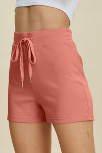 Thumbnail for Basic Bae Full Size Air Scuba Drawstring High Waist Shorts