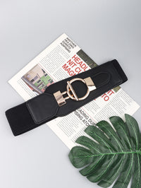 Thumbnail for PU Elastic Wide Belt with Alloy Buckle