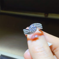 Thumbnail for 1 Carat Moissanite 925 Sterling Silver Ring