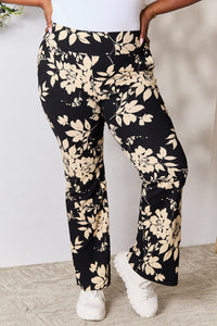 Thumbnail for Heimish Full Size High Waist Floral Flare Pants