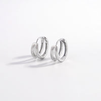 Thumbnail for 925 Sterling Silver Huggie Earrings