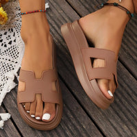 Thumbnail for Open Toe Platform Sandals