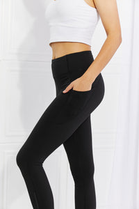 Thumbnail for Leggings Depot Full Size Strengthen and Lengthen Reflective Dot Active Leggings