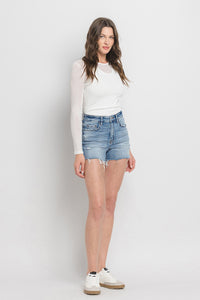 Thumbnail for Vervet by Flying Monkey High Rise Denim Shorts